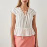 Rails Savi Top in White - Estilo Boutique