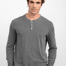 Rails Skhi Henley in Washed Black - Estilo Boutique