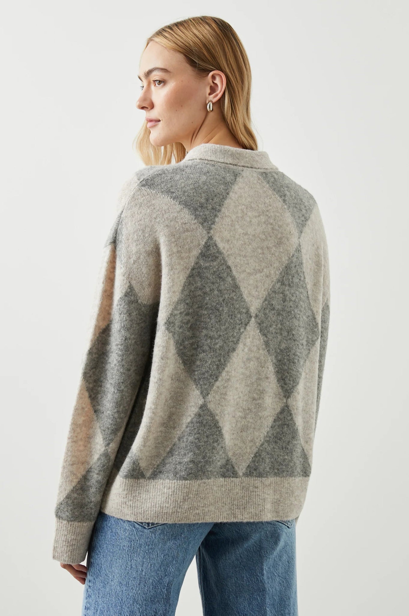 Rails Skye Sweater in Heather Argyle - Estilo Boutique