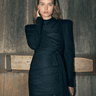 Sabina Musayev Sicily Dress in Black - Estilo Boutique