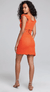 Saltwater Jetsetter Mini Dress in Hot Orange - Estilo Boutique