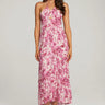 Saltwater Luxe Lilia Midi Dress in Prism Pink Petals - Estilo Boutique
