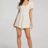 Saltwater Luxe Selena Romper in Natural - Estilo Boutique