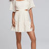 Saltwater Nova Mini Dress in Natural - Estilo Boutique