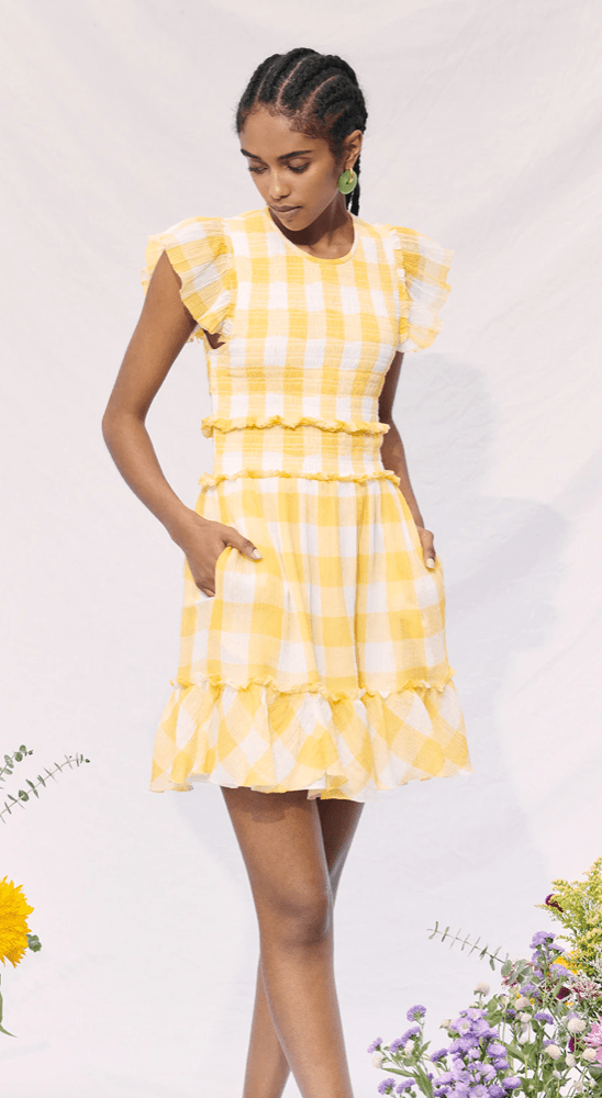 Saylor outlet yellow dress