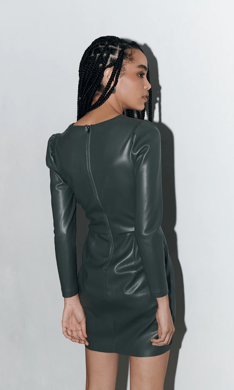 saylor leather dress Rach Dress