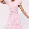 Saylor Zinnia Dress in Lurex Stripe - Estilo Boutique