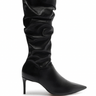 Schutz Ashlee Up Soft Nappa Boot in Black - Estilo Boutique