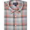Scott Barber Plaid Shirt in Ochre - Estilo Boutique