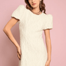 Sister Jane Heart Back Dress in Pearl White - Estilo Boutique