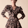 St. Roche Hatfiled Mini Dress in Belladonna Print - Estilo Boutique
