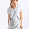 Sundays Ava Skirt in Heathered Grey - Estilo Boutique