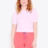 Sundry Puff Sleeve Top in Petal - Estilo Boutique