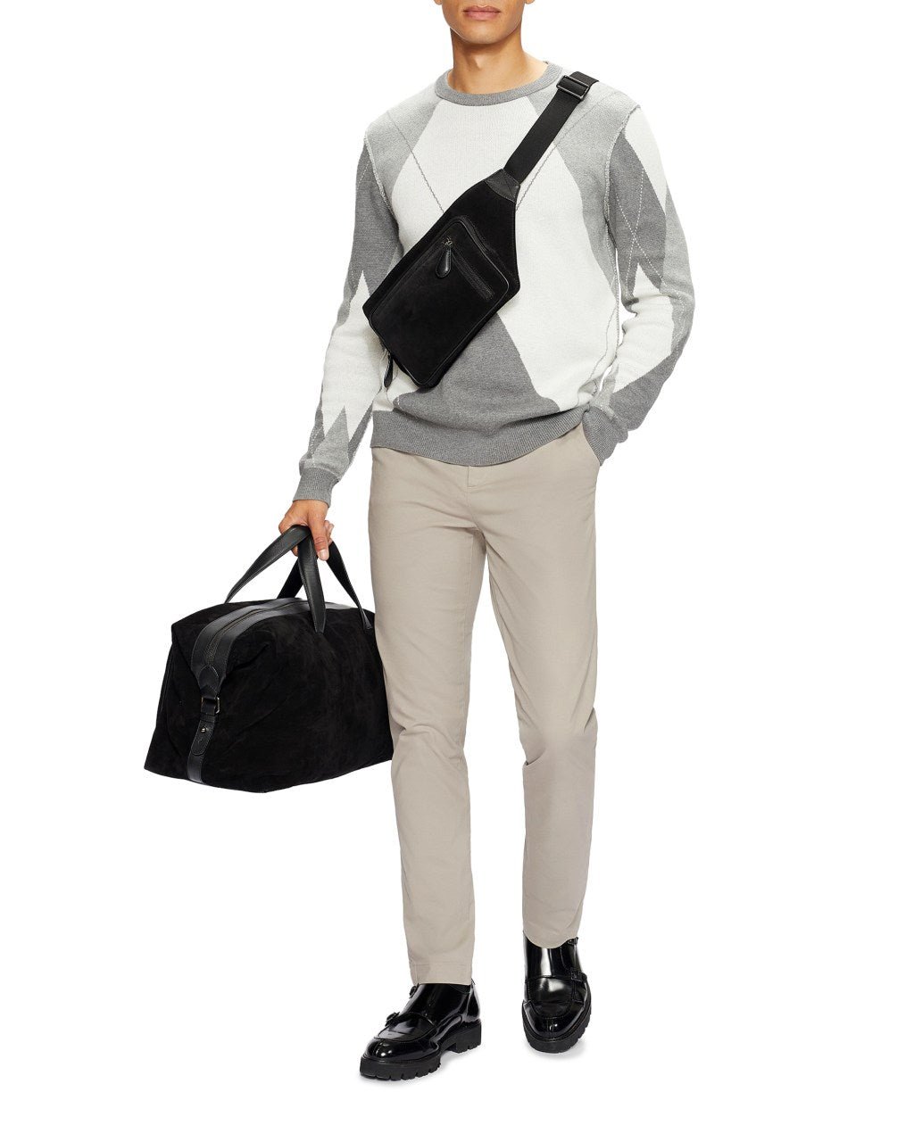 Ted Baker Genay Slim Fit Trouser Light Grey - Estilo Boutique