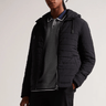 Ted Baket Ovarn Quilted Nylon Jacket in Black - Estilo Boutique