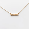 Thatch Zodiac Block Font Script Necklace - Estilo Boutique