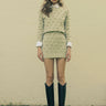 The Femm Celeste Skirt in Beige Mari - Estilo Boutique