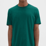 Theory Cosmos Slub Cotton Essential Tee in Foliage - Estilo Boutique