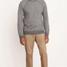 Vince Birdseye Long Sleeve Sweatshirt in Heather Grey - Estilo Boutique