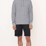 Vince Heather Thermal Popover Hoodie in Heather Black - Estilo Boutique