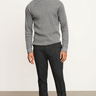 Vince Mouline Thermal Crew Neck Shirt in Off White/Black - Estilo Boutique