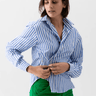 Wear Cisco The Crop Shirt in Rivera Stripe - Estilo Boutique