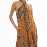 Young Fabulous & Broke Grady Dress in Ocean Tiger Eye - Estilo Boutique