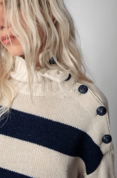 Zadig & Voltaire Alma Sweater in Sugar - Estilo Boutique