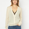 Zadig & Voltaire Kali Cardigan in Light Sugar - Estilo Boutique