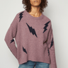Zadig & Voltaire Markus WS Flashlights Sweater in Lilas - Estilo Boutique