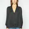 Zadig & Voltaire Telia Satin Shirt in Noir - Estilo Boutique